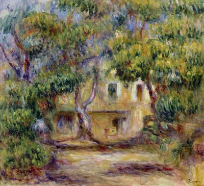 De Boerderij bij Les Collettes, c.1915 door Pierre Auguste Renoir